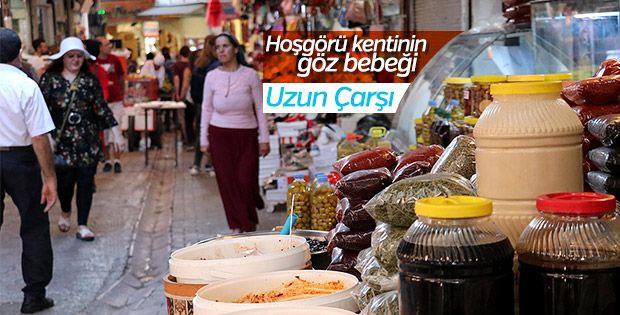 Tarihi yaşatan çarşı: Uzun Çarşı
