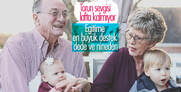 Eğitim için en çok katkıyı dede ve nineler yapıyor