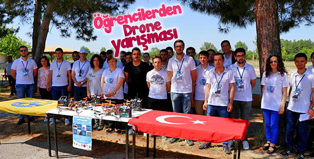 Öğrenciler kendi drone'larını uçurdu