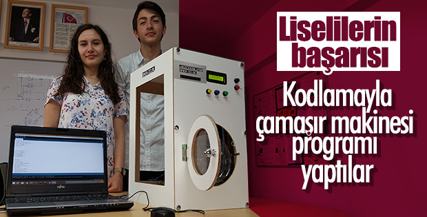 Kodlama eğitiminde çamaşır makinesi programı
