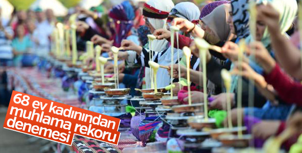 Aynı anda 68 ocakta muhlama yaparak rekor kırdılar