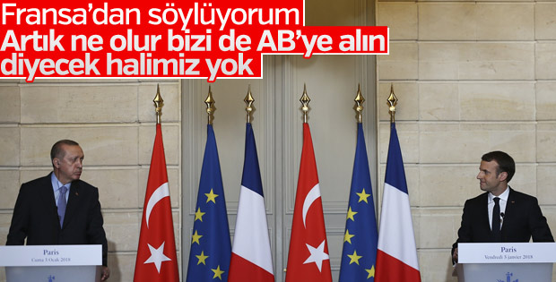 Erdoğan, AB süreciyle ilgili net mesaj verdi