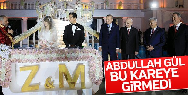 Erdoğan, Özhaseki'nin kızının nikah şahidi oldu