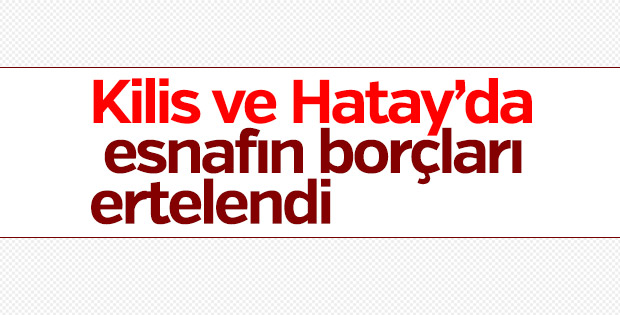 Cumhurbaşkanı'ndan esnaflara borç müjdesi