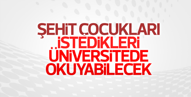 YÖK'ten şehit yakınlarına özel öğrenci statüsü