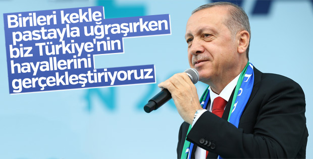 Erdoğan Rize'de konuştu
