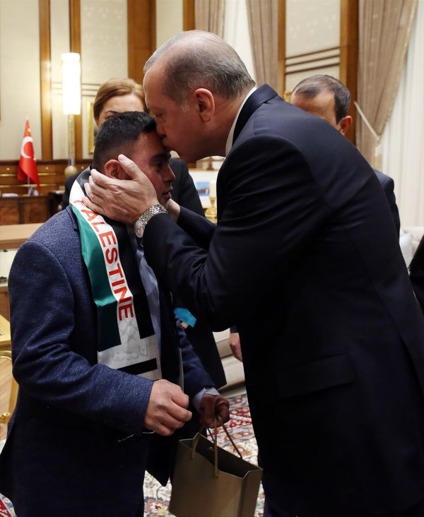 Erdoğan'ın kabulü: Filistinli Muhammed