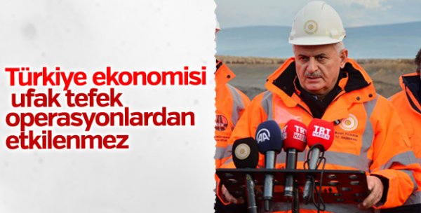 Başbakan: Zeytinin dalları teröristlere gidiyor