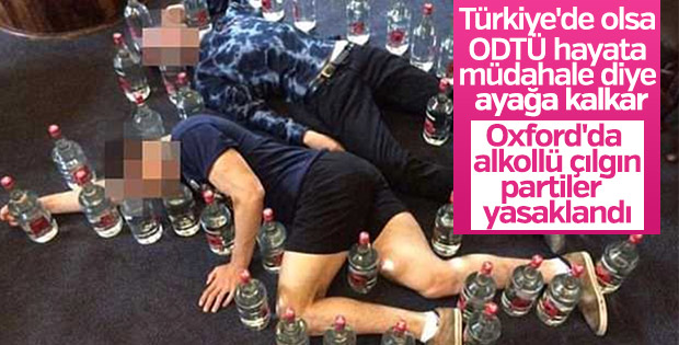 Oxfordluların partilerine yasak geldi