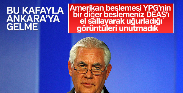 Tillerson'dan Zeytin Dalı için küstah ifade