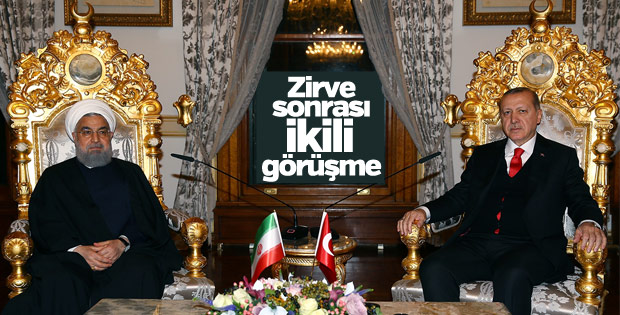 Erdoğan-Ruhani görüşmesi