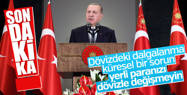 Erdoğan, kurdaki dalgalanmayla ilgili konuştu