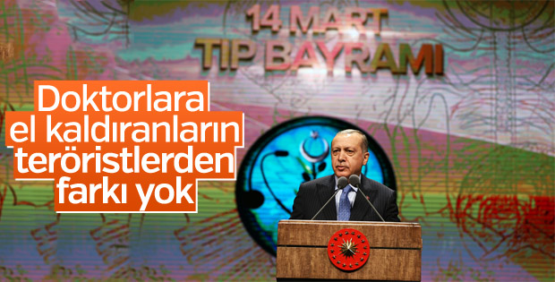 Cumhurbaşkanı Tıp Bayramı programında konuştu