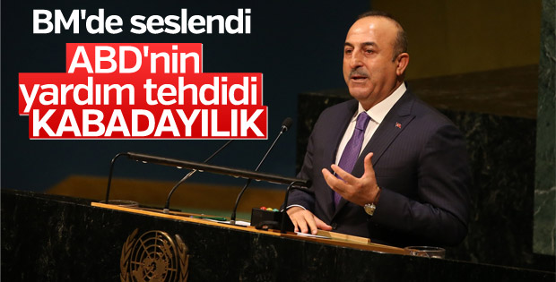 Çavuşoğlu BM Genel Kurulu'nda konuştu