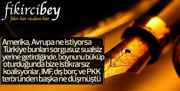 Fikirci Bey yazdı: ALMANYA SEN Mİ BÜYÜKSÜN YOKSA…