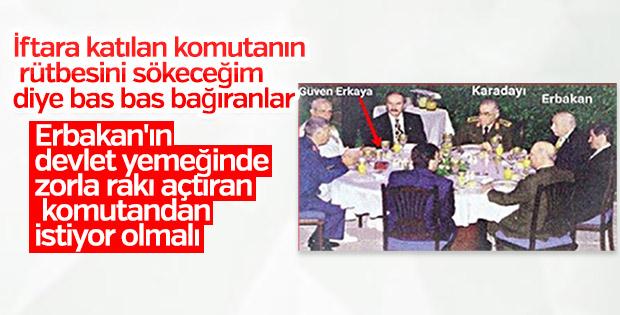Milli iradenin emrindeki komutanlardan ne istiyorsunuz