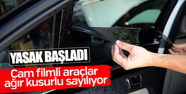 Cam film’i olan araçlar ağır hasarlı sayılacak. İşte Ayrıntılar..