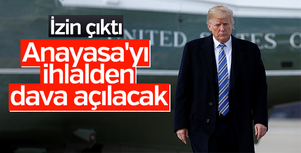 ABD'de Trump'a dava izni