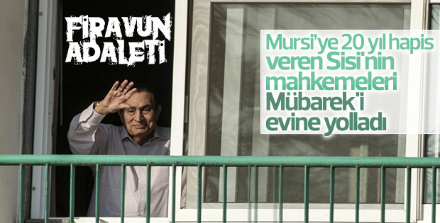 Hüsnü Mübarek tahliye edildi