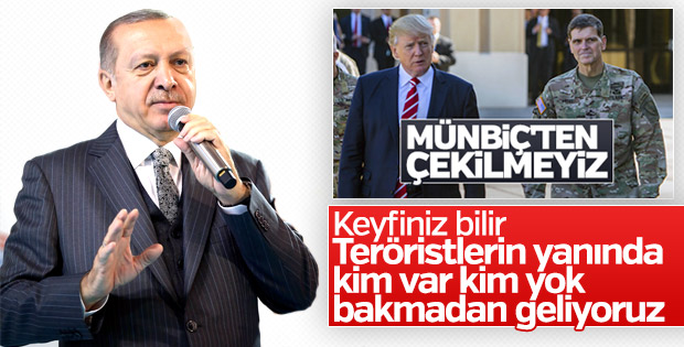 Erdoğan'dan CENTCOM'a cevap