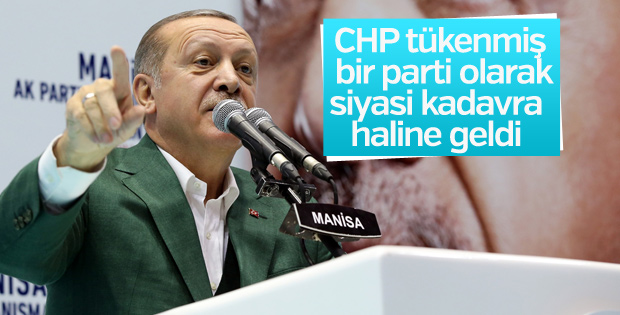 Cumhurbaşkanı'ndan CHP'ye tepki