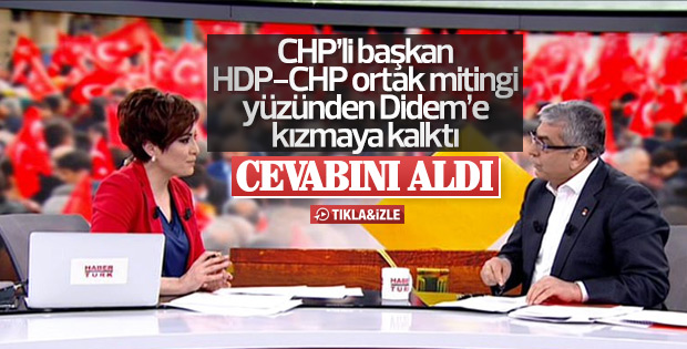 Didem Arslan Yılmaz'la CHP'li başkan arasında gergin anlar