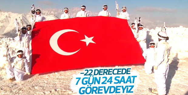 Mehmetçik'ten yeni yıl mesajı