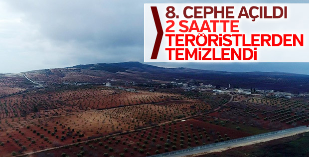 Afrin'de teröristlerden temizlenen Marin Köyü