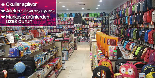 Ailelere okul alışverişi uyarısı