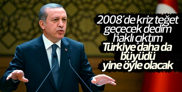 Erdoğan'dan 'Türkiye'nin istikameti sağlamdır' açıklaması