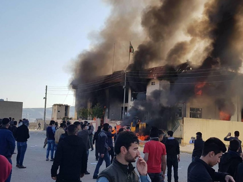 Süleymaniye'de maaş protestosu