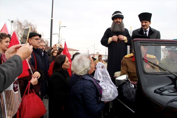 Atatürk'ün Sivas'tan ayrılışı canlandırıldı