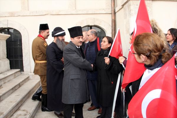 Atatürk'ün Sivas'tan ayrılışı canlandırıldı