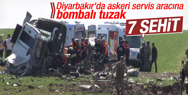 Diyarbakır'da 7 asker şehit