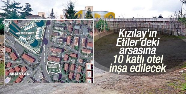 Akmerkez'e komşu 10 katlı otel inşa edilecek