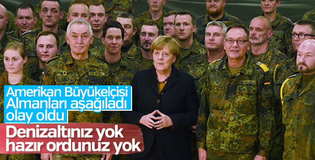 ABD büyükelçisinin Almanya'yı eleştirmesi tepki çekti