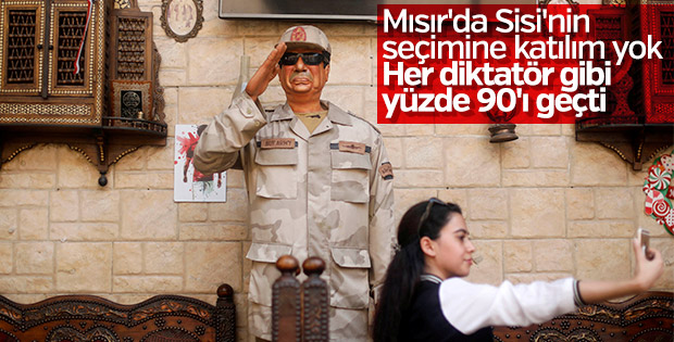 Mısır'da seçimin galibi: Sisi
