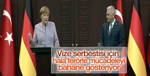 Başbakan Yıldırım ve Merkel'den ortak açıklama