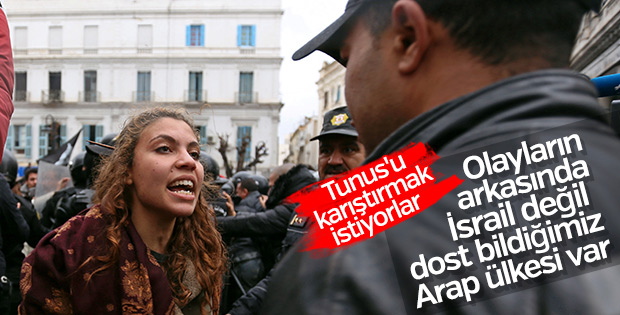 Tunus eylemlerinin arkasından BAE çıktı