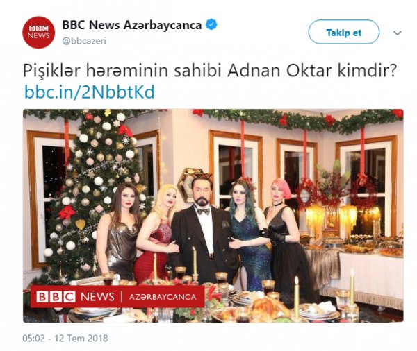 Adnan Oktar Azerbaycan basınında
