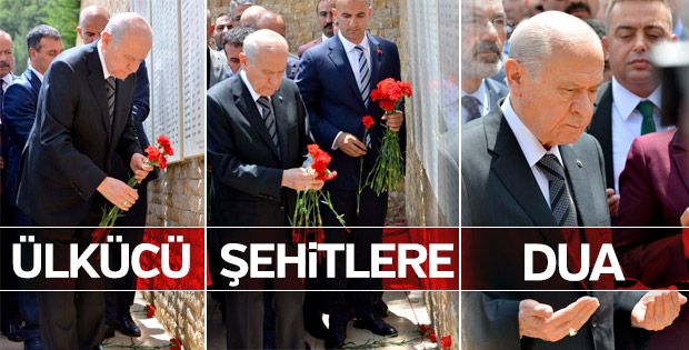Devlet Bahçeli Ülkücü Şehitler Anıtı'nı ziyaret etti