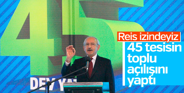 Kılıçdaroğlu, Tekirdağ'da toplu açılış törenine katıldı