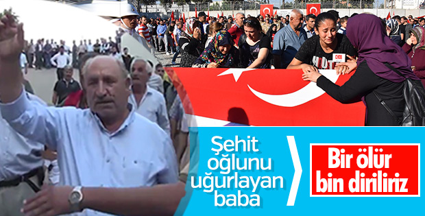 Adıyaman şehitlerini uğurladı