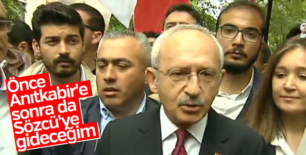 Kemal Kılıçdaroğlu Ankara'daki Hürriyet yürüyüşünde