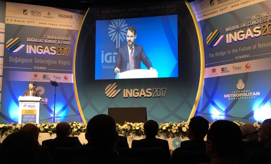 Bakan Berat Albayrak Uluslararası Doğalgaz Kongresi'nde