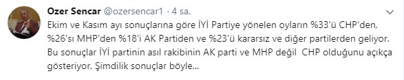 Metropoll anketi: CHP'liler İYİ Parti'ye yöneldi