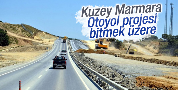 Kuzey Marmara Otoyol projesi bitmek üzere