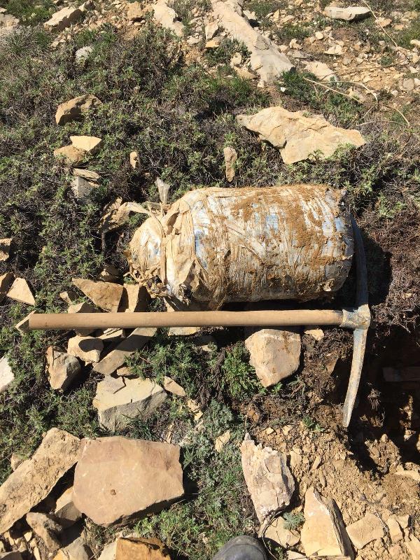 Tunceli'de teröristlere ait mühimmat ele geçirildi