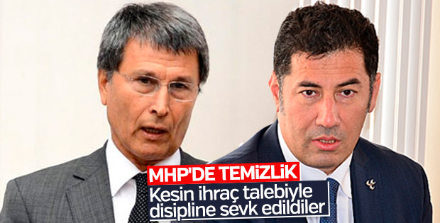 MHP'de 4 isme ihraç talebi