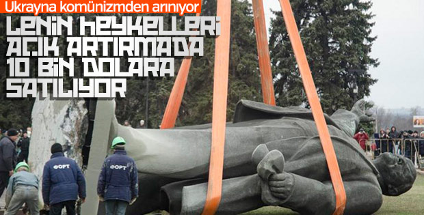 Lenin heykeli 10 bin dolara satıldı